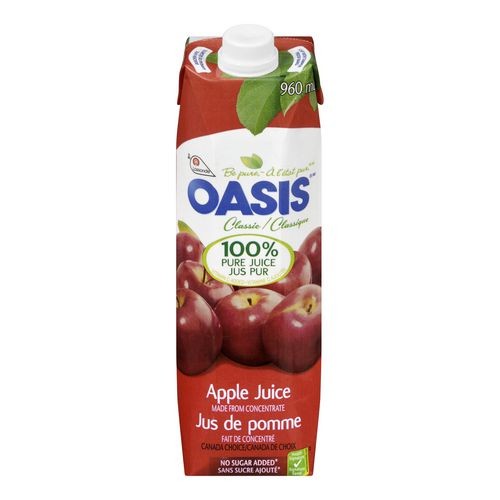 Oasis Tetra Apple Juice Fr Concentrate - 200x32 Cans