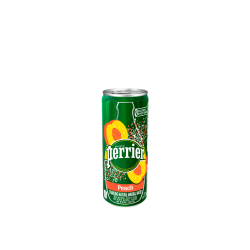 Perrier Slim Cans Peach - 250 Ml X 30 Cans