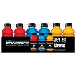 Powerade Variety Pack- 591 Ml X 24 Bottles