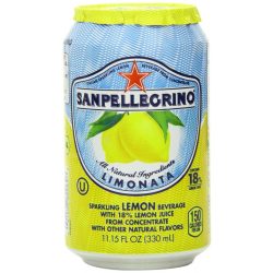 San Pellegrino Lemon Cans - 6X330Ml
