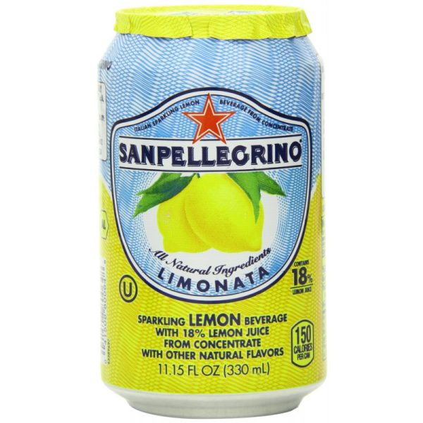 San Pellegrino Lemon Cans - 6X330Ml