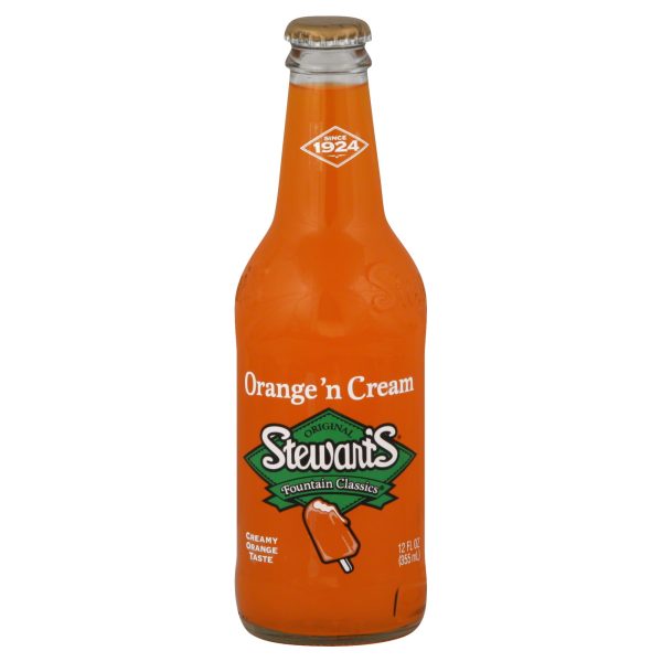 Stewarts Orange Soda - 355Ml X 24 Bottles