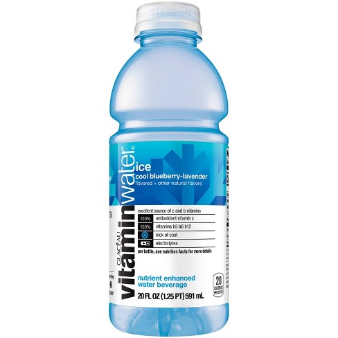 Vitamin Water Ice Cool Blueberry - 591 ML X 12 bottles