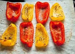 Yellow Roasted Peppers