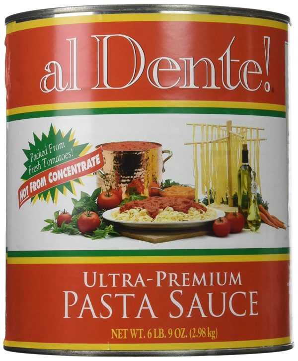 AL DENTE - Ultra Premium Pasta Sauce - 6x100 OZ.