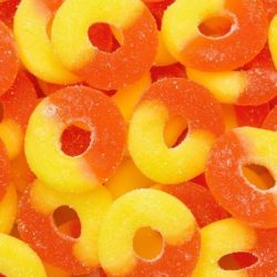 ALBANESE GUMMI PEACH RINGS