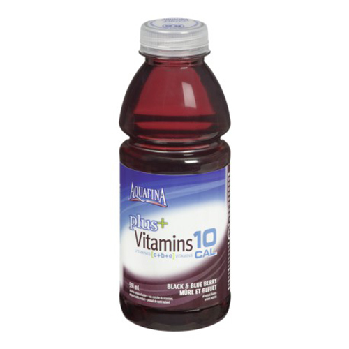 AQUAFINA PLUS BLACK & BLUEBERRY – 591 ML X 12 bottles
