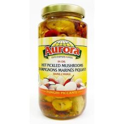 Hot Marinated Mushrooms