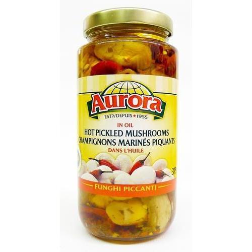 Hot Marinated Mushrooms