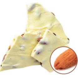 CHOCOLATE ALMOND BARK WHITE