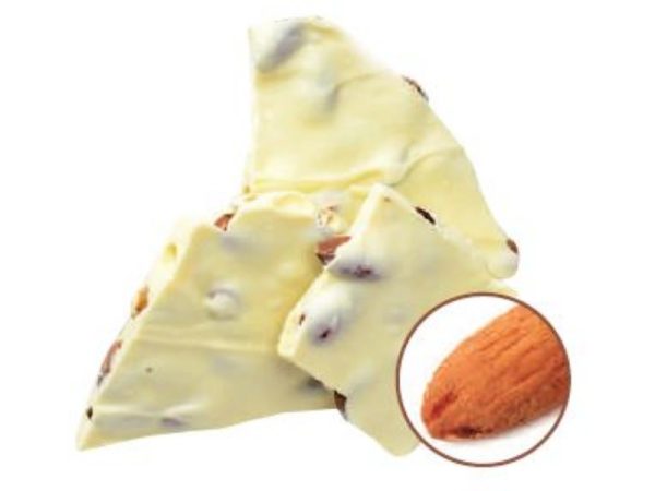 CHOCOLATE ALMOND BARK WHITE