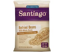 Baf Santiago Refried Beans - 6x796Gr.