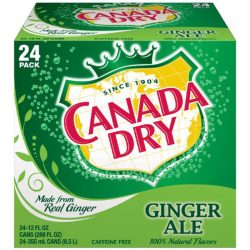 Canada Dry Ginger Ale - 355 ML X 12 cans