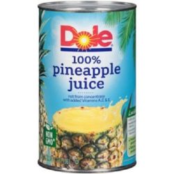 Dole Pineapple Juice-1.36 Lt X 12 Bottles