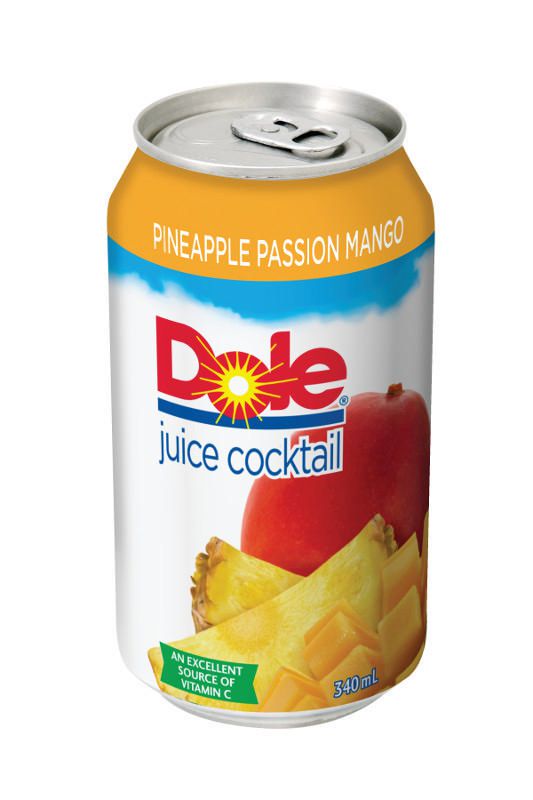 Dole Pineapple Peach Mango - 340 Ml X 12 Cans