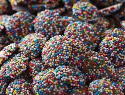 CHOCOLATE FOLEY'S RAINBOW NONPAREILS