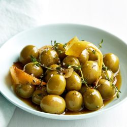 Marinated Crushed Olives