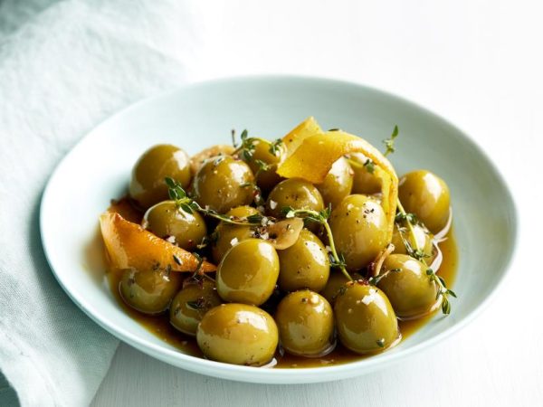 Marinated Crushed Olives