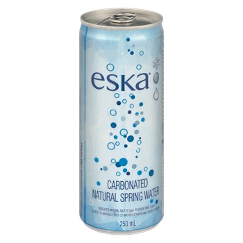 Eska Water Slim Cans Carbonated Natural Sp