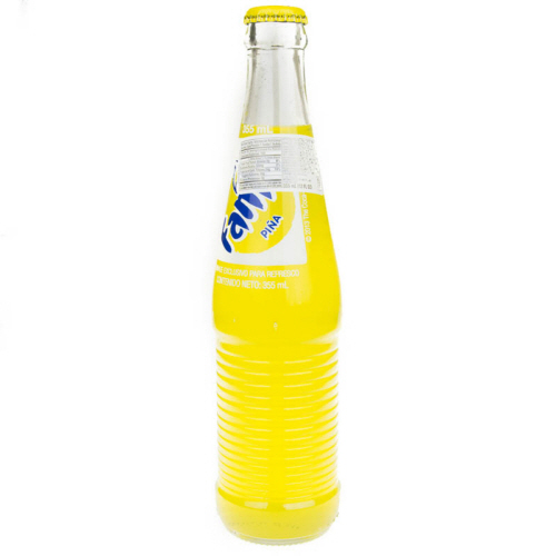Fanta Pineapple Glass Bottle