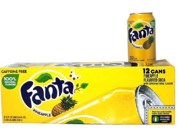 Fanta Us Pineapple - 12X355Ml