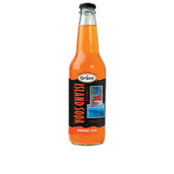 Grace Island Soda Orange - 355 Ml X 12 Cans