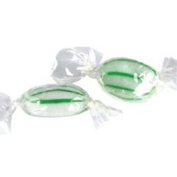 WRAPPED GREEN SATIN MINTS
