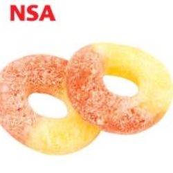 NSA GUMMI PEACH RINGS