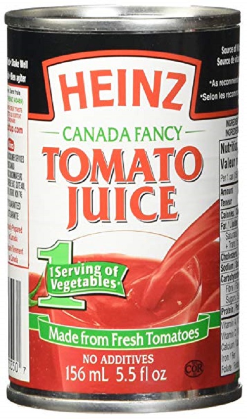 Heinz Tomato Juice Cans