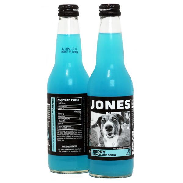 Jones Soda -  Berry Lemonade - 355 ML x 12 Glass Bottles