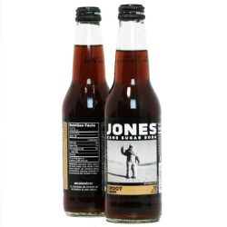 JONES SODA - ROOT BEER - 355 ML x 12 GLASS BOTTLES
