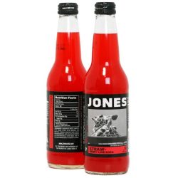 Jones Soda -  Strawberry/Lime - 355ML x 12 Glass Bottles