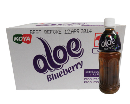Koya Aloe Blueberry-500 Ml X 20 Bottles