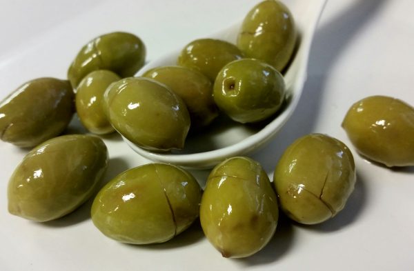 Green Cracked Olives S.Mammoth