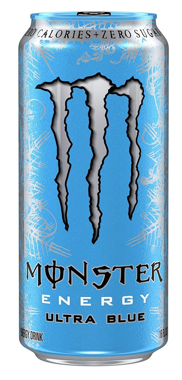 Monster Energy Ultra Blue-473 Ml X 12 Cans