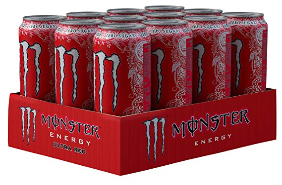 Monster Energy Ultra Red-473 Ml X 12 Cans