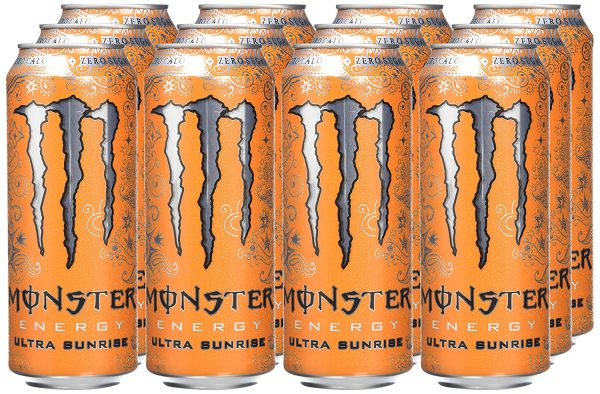 Monster Energy Ultra Sunrise-473 Ml X 12 Cans