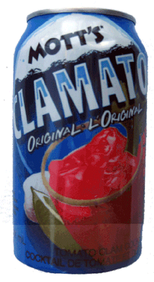 Motts Regular Clamato Cans - 24x341 ML