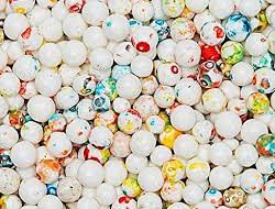 Mini Jawbreakers White with Speckles