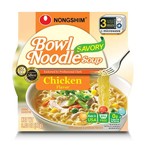 Bowl Noodle Soup Chicken