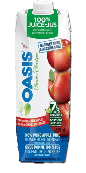 Oasis Tetra Apple Juice - 200x32 Cans