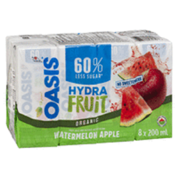 Oasis Tetra Hydra Fruit Fusion Juice - 200x32 Cans
