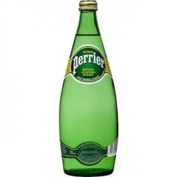 Perrier Carbonated Water Glass-750 Ml X 12 Bottles