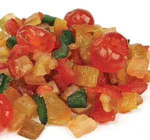 Glaced Mix Fruit (Papaya, Orange Peel, Lemon Peel & Cherries)