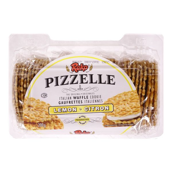 Pizzelle Lemon Cookies