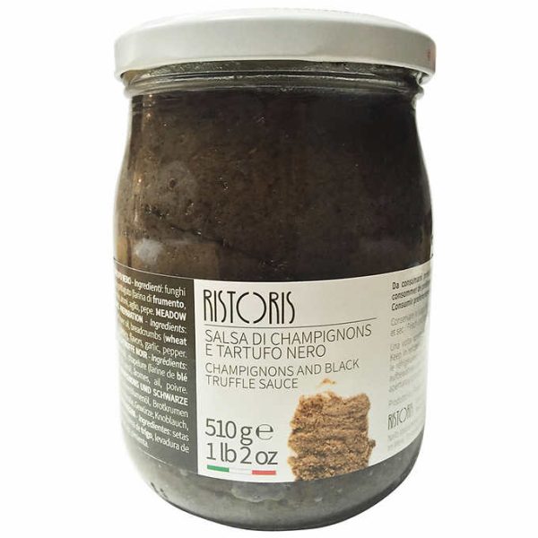 Black Mushrooms Truffles Sauce