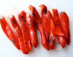 Roasted Red Peppers Sliced