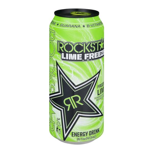 Rockstar Frozen Lime - 473 Ml X 12 Cans