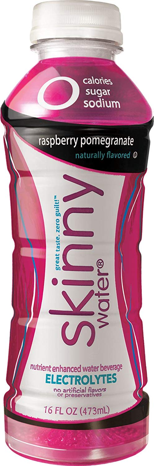 Skinny Water Raspberry Pom