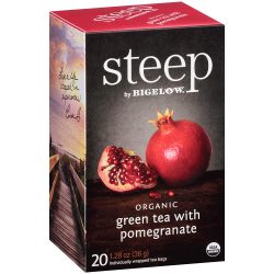 Organic Green Tea With Pomegranate - (20 Bags)
